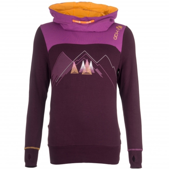 NWT ABK clothing manon hoodie pullover grape & purple women's sz small - Picture 11 of 11